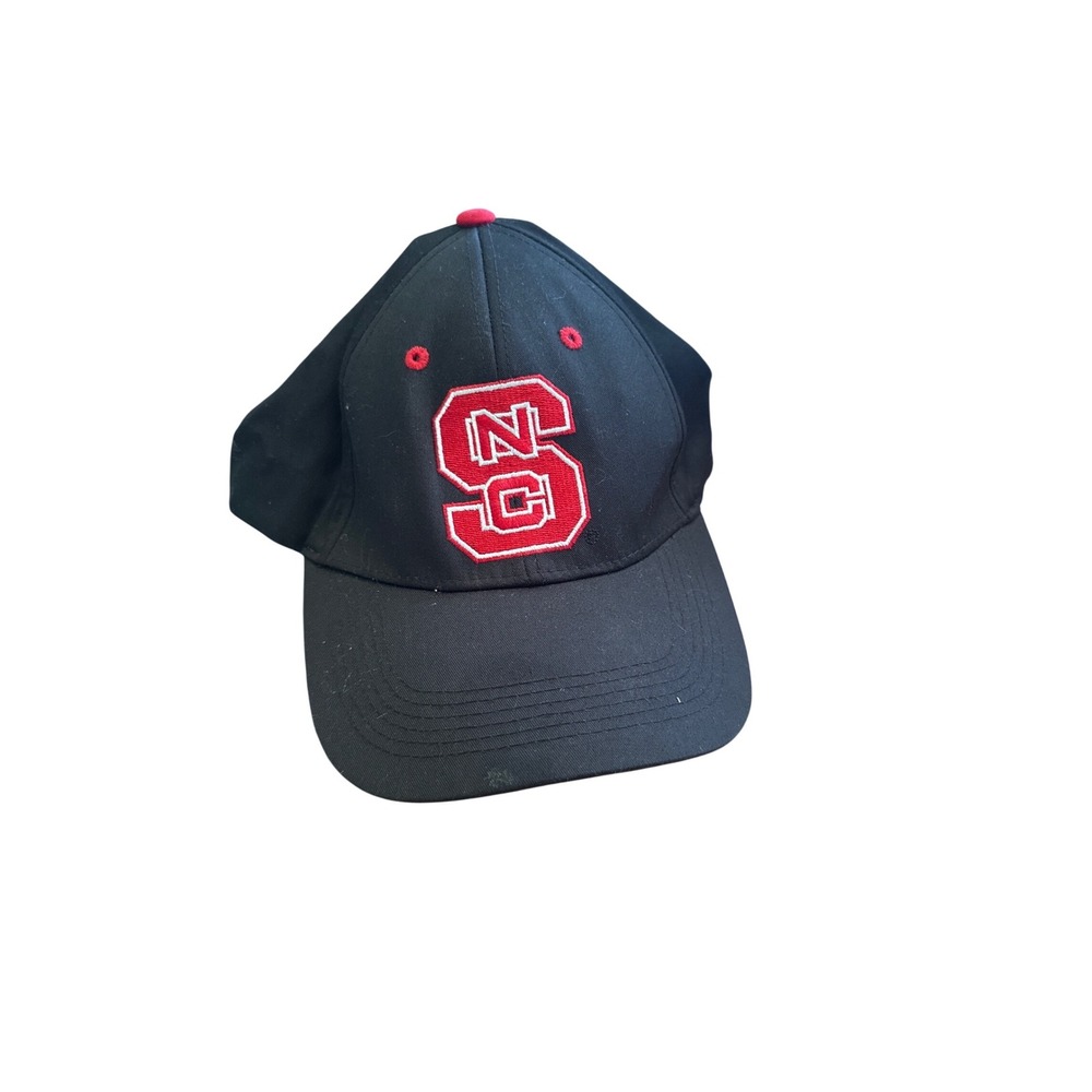 NC State Wolfpack Hat Captivating Headgear Black Red Adjustable Ball Cap Mens